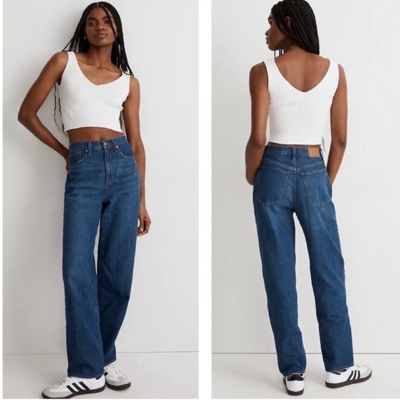 Madewell Denim - MADEWELL Baggy Straight Jeans STYLE NH643 blue Sz 32